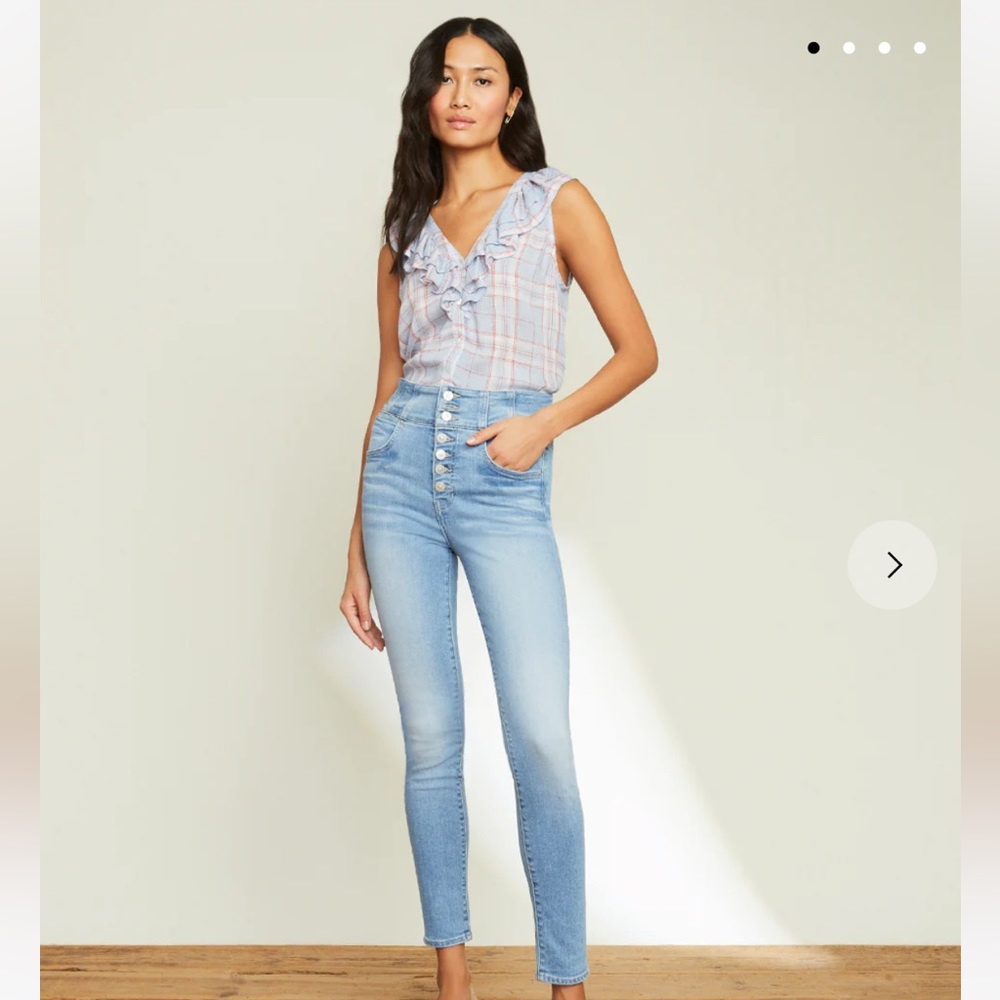 Veronica Beard Corset waist jeans